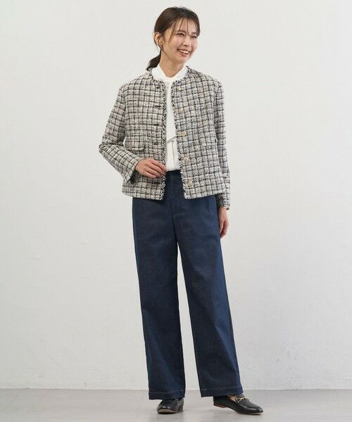 L size ONWARD(大きいサイズ) / エルサイズオンワード シャツ・ブラウス | ヌーディスバックサテン ブラウス | 詳細2