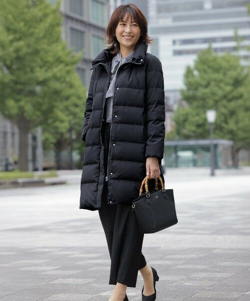 L size ONWARD(大きいサイズ) / エルサイズオンワード シャツ・ブラウス | ジーナ梨地 幾何プリント ブラウス | 詳細1