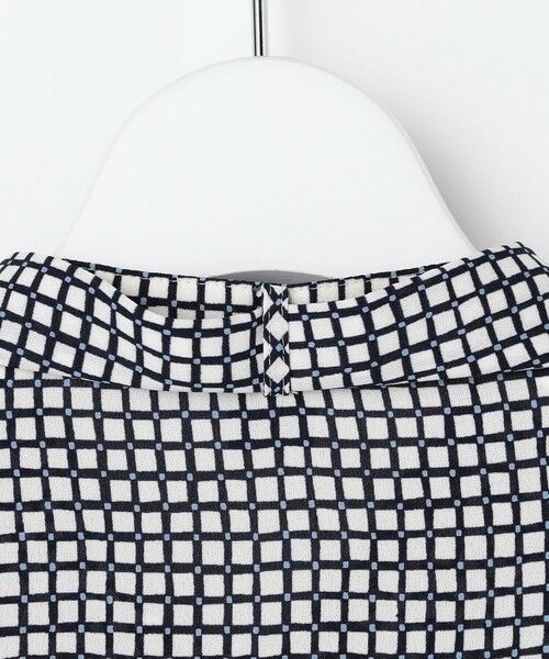 L size ONWARD(大きいサイズ) / エルサイズオンワード シャツ・ブラウス | ジーナ梨地 幾何プリント ブラウス | 詳細11