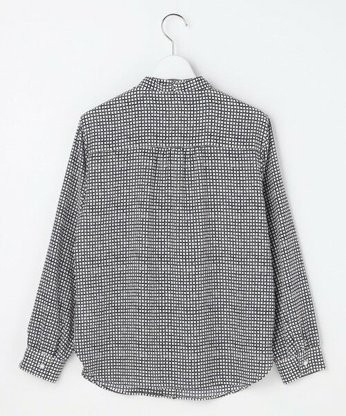 L size ONWARD(大きいサイズ) / エルサイズオンワード シャツ・ブラウス | ジーナ梨地 幾何プリント ブラウス | 詳細7