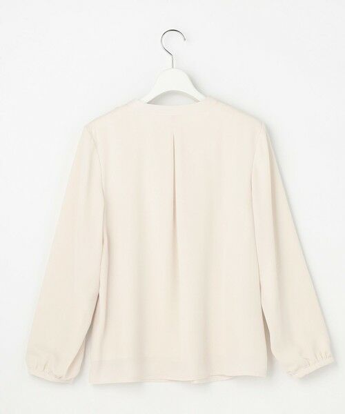 L size ONWARD(大きいサイズ) / エルサイズオンワード シャツ・ブラウス | 【裏起毛】エニポカ バンドカラー ブラウス | 詳細5