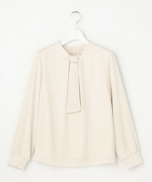 L size ONWARD(大きいサイズ) / エルサイズオンワード シャツ・ブラウス | 【4WAY・裏起毛】エニポカ ボウタイ ブラウス | 詳細4