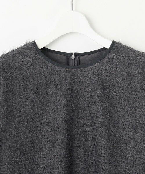 L size ONWARD(大きいサイズ) / エルサイズオンワード シャツ・ブラウス | 【カタログ掲載】ループカットジャカードプルオーバー ブラウス | 詳細7