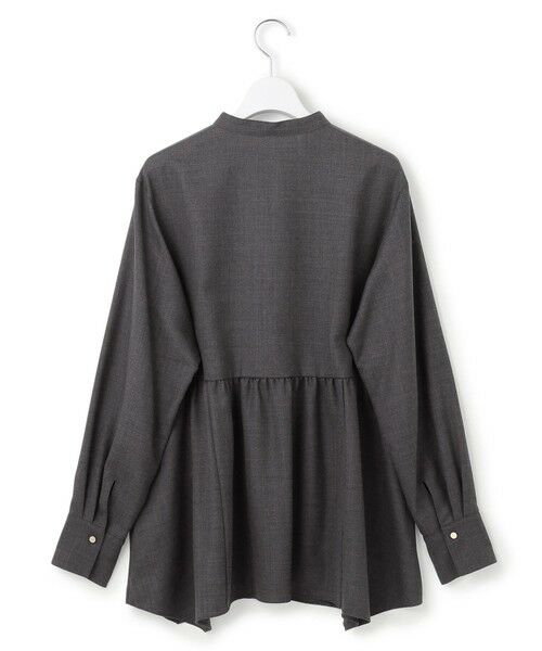 L size ONWARD(大きいサイズ) / エルサイズオンワード シャツ・ブラウス | 【洗える】TWビエラ イレギュラーヘム ブラウス | 詳細5