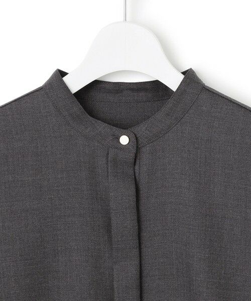 L size ONWARD(大きいサイズ) / エルサイズオンワード シャツ・ブラウス | 【洗える】TWビエラ イレギュラーヘム ブラウス | 詳細6