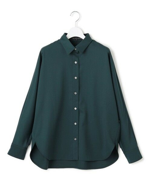 L size ONWARD(大きいサイズ) / エルサイズオンワード シャツ・ブラウス | 【滝沢眞規子さん着用/洗える】メリノウールサテン 2WAYドルマンスリーブシャツ | 詳細14