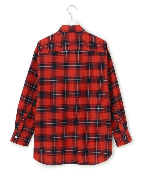 L size ONWARD(大きいサイズ) / エルサイズオンワード シャツ・ブラウス | 【洗える】ブラッシュド ビエラチェック シャツ | 詳細14