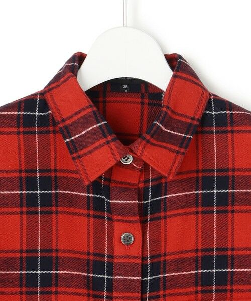 L size ONWARD(大きいサイズ) / エルサイズオンワード シャツ・ブラウス | 【洗える】ブラッシュド ビエラチェック シャツ | 詳細15