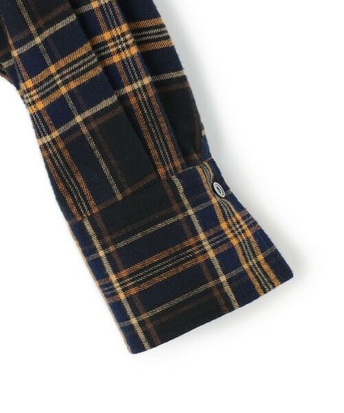 L size ONWARD(大きいサイズ) / エルサイズオンワード シャツ・ブラウス | 【Lサイズ限定】ブラッシュド ビエラチェック ノーカラーブラウス | 詳細19