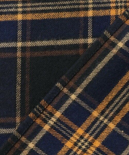 L size ONWARD(大きいサイズ) / エルサイズオンワード シャツ・ブラウス | 【Lサイズ限定】ブラッシュド ビエラチェック ノーカラーブラウス | 詳細23