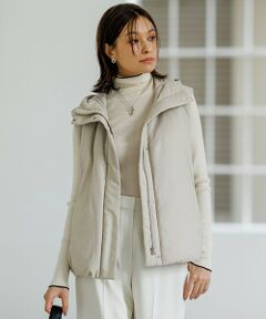 L size ONWARD(大きいサイズ) / エルサイズオンワード ダウンジャケット・ベスト | 【撥水加工】ADSダウン フーデット ベスト