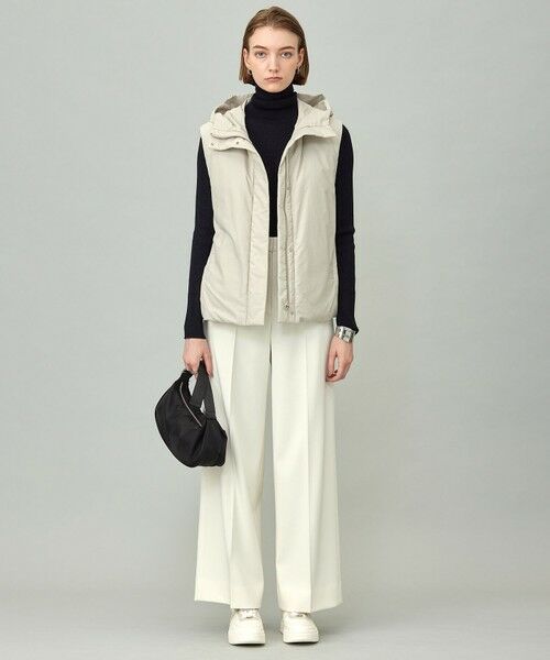 L size ONWARD(大きいサイズ) / エルサイズオンワード ダウンジャケット・ベスト | 【撥水加工】ADSダウン フーデット ベスト | 詳細3