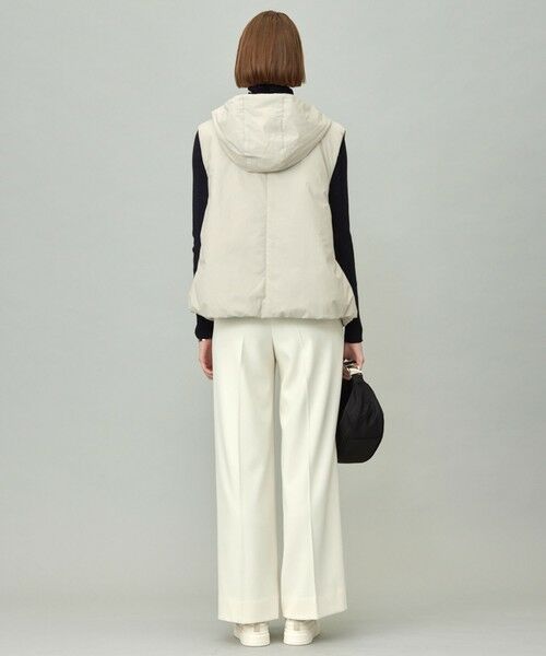 L size ONWARD(大きいサイズ) / エルサイズオンワード ダウンジャケット・ベスト | 【撥水加工】ADSダウン フーデット ベスト | 詳細5