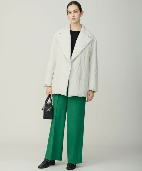 L size ONWARD(大きいサイズ) / エルサイズオンワード ダウンジャケット・ベスト | 【撥水加工】ADSダウン Pコート | 詳細4