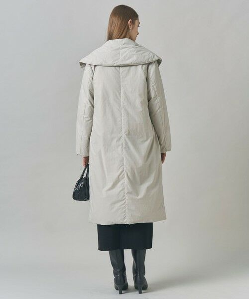 L size ONWARD(大きいサイズ) / エルサイズオンワード ダウンジャケット・ベスト | 【撥水加工】ADS ダウン ショールカラーロングコート | 詳細2