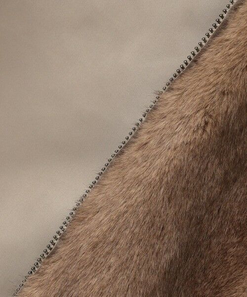 L size ONWARD(大きいサイズ) / エルサイズオンワード その他アウター | 【洗える】ミンクライクファー フーディジレ コート | 詳細10