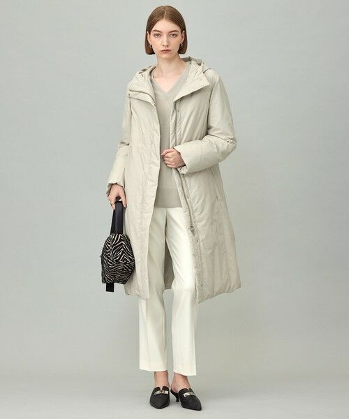 L size ONWARD(大きいサイズ) / エルサイズオンワード ダウンジャケット・ベスト | 【WEB＆一部店舗限定・撥水加工】ADSダウン  フーデットロングコート | 詳細1