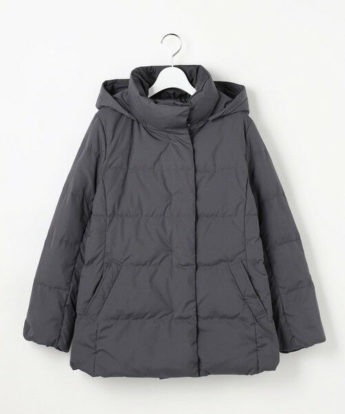 L size ONWARD(大きいサイズ) / エルサイズオンワード ダウンジャケット・ベスト | 【洗える・2way】タフタダウン ミドル丈 コート | 詳細5