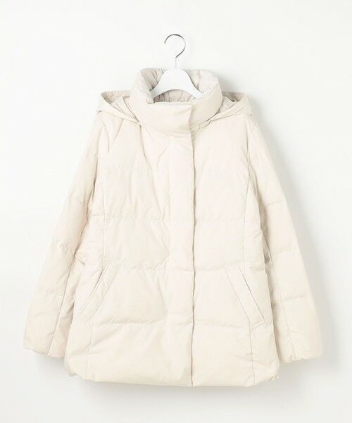 L size ONWARD(大きいサイズ) / エルサイズオンワード ダウンジャケット・ベスト | 【洗える・2way】タフタダウン ミドル丈 コート | 詳細15