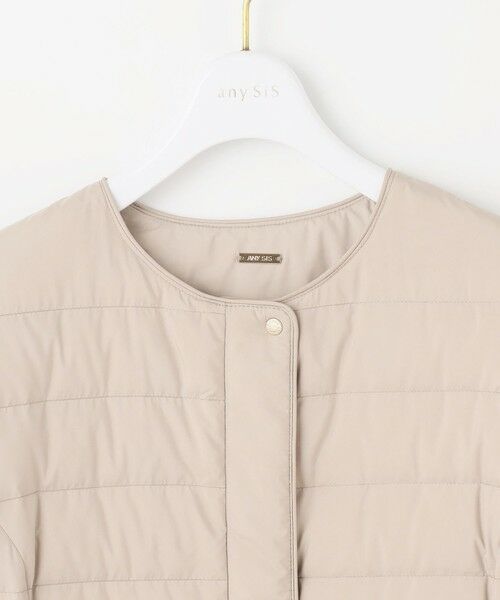 L size ONWARD(大きいサイズ) / エルサイズオンワード ダウンジャケット・ベスト | 【2WAY】ノーカラーミドル ダウン | 詳細7