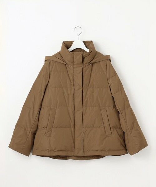 L size ONWARD(大きいサイズ) / エルサイズオンワード ダウンジャケット・ベスト | 【17号サイズまで展開・WEB限定カラーあり・SHIHOさん着用】マイクロタッサーダウン コート | 詳細11