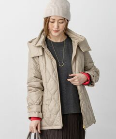 L size ONWARD(大きいサイズ) / エルサイズオンワード ダウンジャケット・ベスト | 中綿パディング フード2WAY アウター