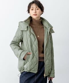 23区　ロングダウン　カーキ　リボンベルト　46サイズ　大きいサイズ 23区 ロングダウン カーキ リボンベルト 46サイズ 大きいサイズ