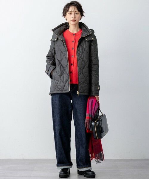 L size ONWARD(大きいサイズ) / エルサイズオンワード ダウンジャケット・ベスト | 中綿パディング フード2WAY アウター | 詳細5