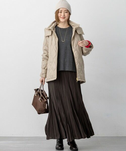 L size ONWARD(大きいサイズ) / エルサイズオンワード ダウンジャケット・ベスト | 中綿パディング フード2WAY アウター | 詳細18