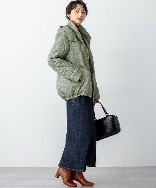 L size ONWARD(大きいサイズ) / エルサイズオンワード ダウンジャケット・ベスト | 中綿パディング フード2WAY アウター | 詳細15