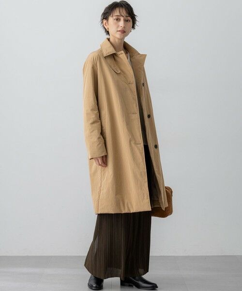 L size ONWARD(大きいサイズ) / エルサイズオンワード ダウンジャケット・ベスト | 【洗える】LIMONTA ステンカラー ライトアウター | 詳細16