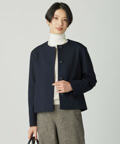 大幅お値下げ！新品未使用タグ付き♡cen.made in Japanジャケット セットアップ対応／洗える】トリアセダブルジョーゼット ノー