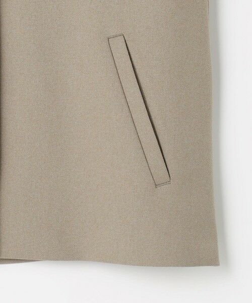 L size ONWARD(大きいサイズ) / エルサイズオンワード ノーカラージャケット | 【WEB限定カラーあり】ツムギートflannel ノーカラー ジャケット | 詳細10