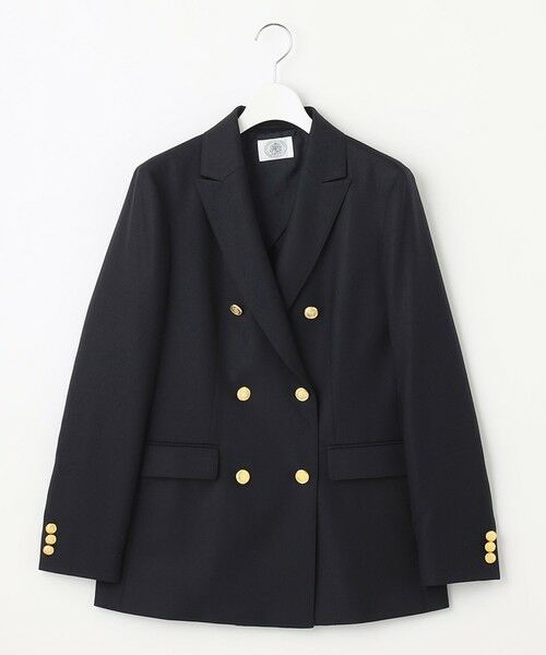 L size ONWARD(大きいサイズ) / エルサイズオンワード テーラードジャケット | オックス ダブル テーラードジャケット | 詳細3