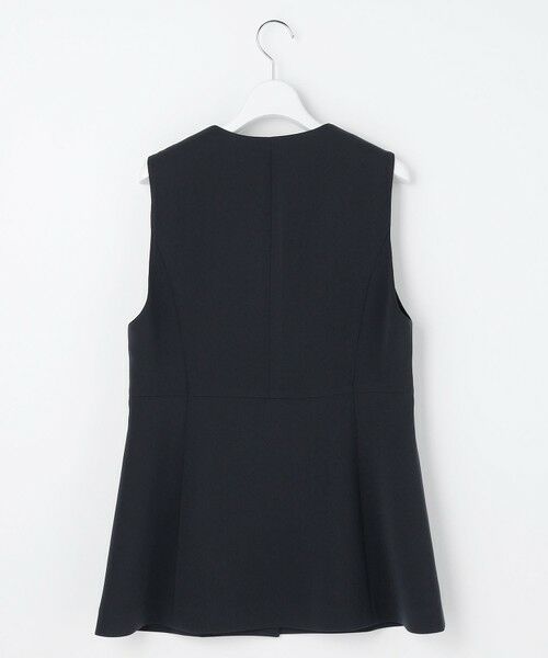 L size ONWARD(大きいサイズ) / エルサイズオンワード その他アウター | 【セットアップ対応】セラテリーダブルクロス ジレ | 詳細17