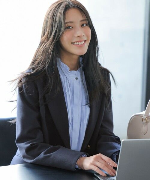 L size ONWARD(大きいサイズ) / エルサイズオンワード テーラードジャケット | ビューティサーモ2WAYストレッチ テーラードジャケット | 詳細26