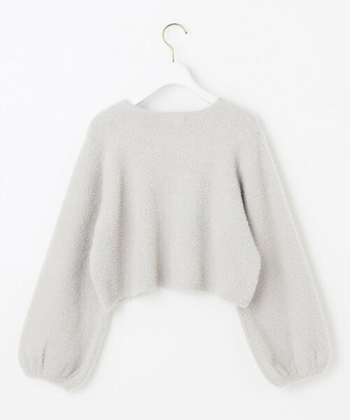 L size ONWARD(大きいサイズ) / エルサイズオンワード カーディガン・ボレロ | 【洗える】フェザーボレロ カーディガン | 詳細8