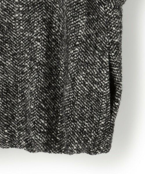 L size ONWARD(大きいサイズ) / エルサイズオンワード ブルゾン | 【STORY11月掲載】BALLI ヘリンボーンツイード ノーカラー ブルゾン | 詳細8