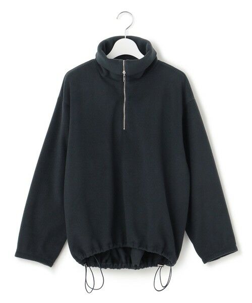 L size ONWARD(大きいサイズ) / エルサイズオンワード カットソー | 【洗える】 トスカーナフリース ハーフジッププルオーバー | 詳細13