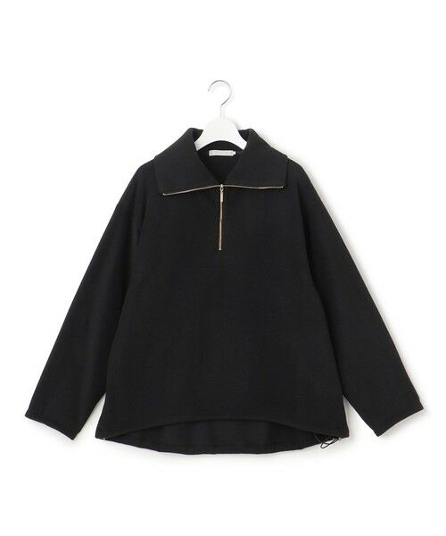 L size ONWARD(大きいサイズ) / エルサイズオンワード カットソー | 【洗える】 トスカーナフリース ハーフジッププルオーバー | 詳細19