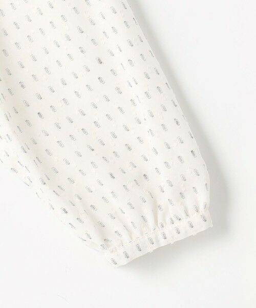 L size ONWARD(大きいサイズ) / エルサイズオンワード カットソー | カットジャカードプリント カットソー | 詳細7