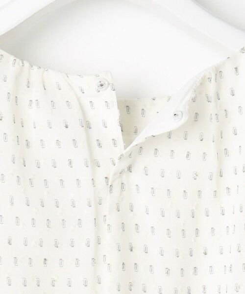 L size ONWARD(大きいサイズ) / エルサイズオンワード カットソー | カットジャカードプリント カットソー | 詳細9