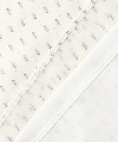 L size ONWARD(大きいサイズ) / エルサイズオンワード カットソー | カットジャカードプリント カットソー | 詳細10