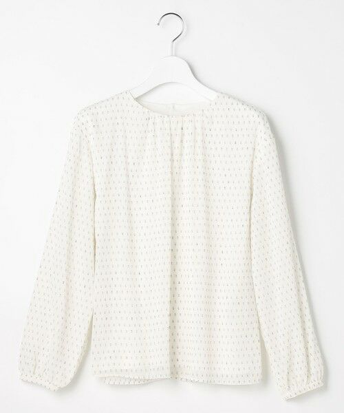 L size ONWARD(大きいサイズ) / エルサイズオンワード カットソー | カットジャカードプリント カットソー | 詳細4