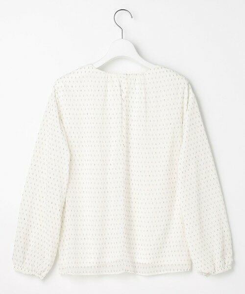 L size ONWARD(大きいサイズ) / エルサイズオンワード カットソー | カットジャカードプリント カットソー | 詳細5