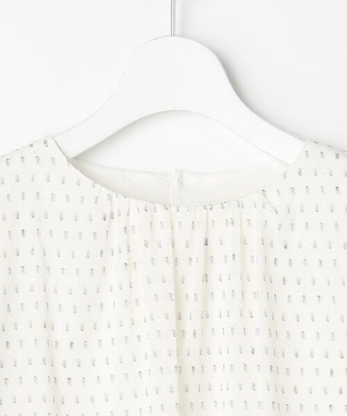 L size ONWARD(大きいサイズ) / エルサイズオンワード カットソー | カットジャカードプリント カットソー | 詳細6