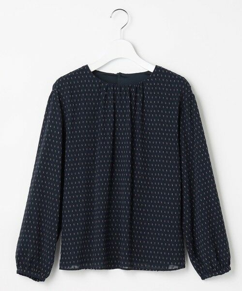 L size ONWARD(大きいサイズ) / エルサイズオンワード カットソー | カットジャカードプリント カットソー | 詳細13