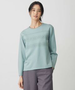 L size ONWARD(大きいサイズ) / エルサイズオンワード カットソー | アモーレポンチ レース カットソー