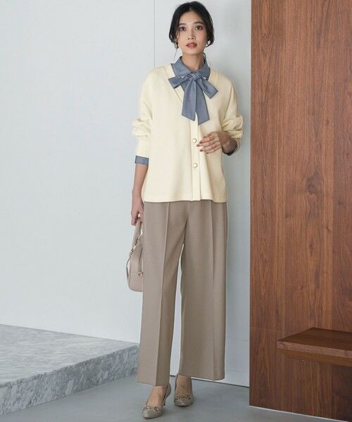 L size ONWARD(大きいサイズ) / エルサイズオンワード カーディガン・ボレロ | カットジョーゼット カーディガン | 詳細2