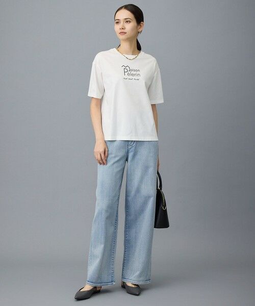 L size ONWARD(大きいサイズ) / エルサイズオンワード カットソー | グラフィックロゴ Tシャツ | 詳細1